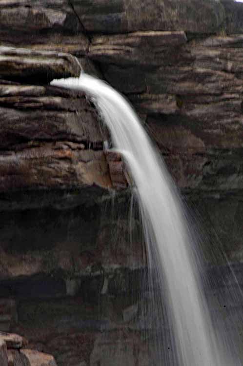 raging waterfall